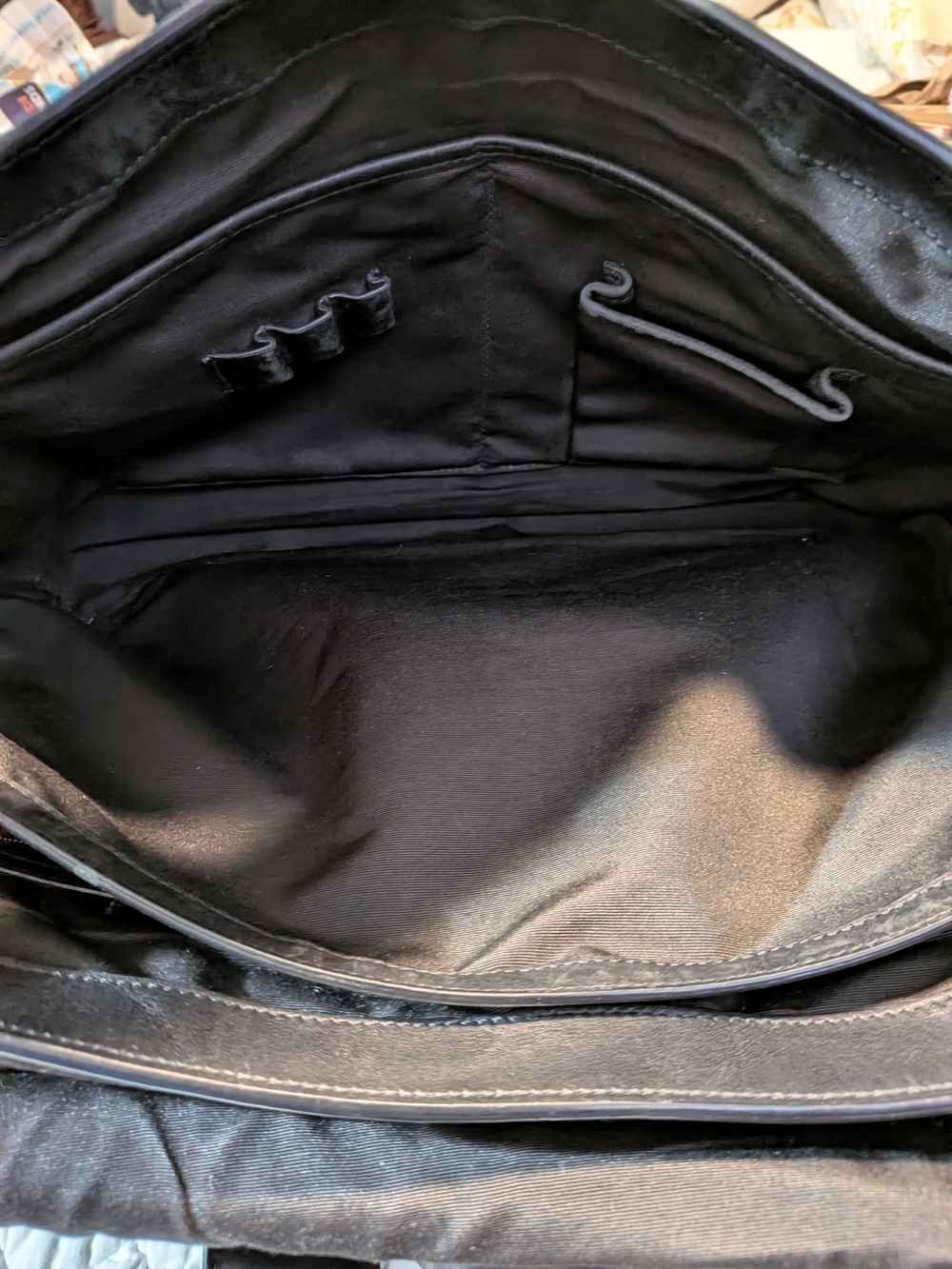 Classic Black Coach F0869-70098 Leather Unisex Briefcase Bag - Picture 9 of 16